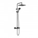 Hansgrohe Vernis Shape Душевая система, с термостатом, цвет: черный матовый. 26427670