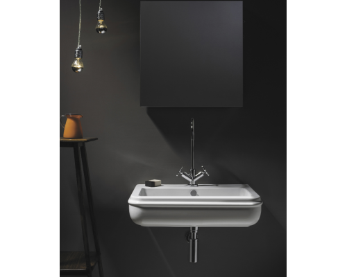 Azzurra Charme Раковина подвесная/накладная 55x46xH18 см, 1 отв., цвет: Bianco lucido. CHLP05546T0MBI/(CHA255 bi)*1 Azzurra Charme Раковина подвесная/накладная 55x46xH18 см, 1 отв., цвет: Bianco lucido. CHLP05546T0MBI/(CHA255 bi)*1
