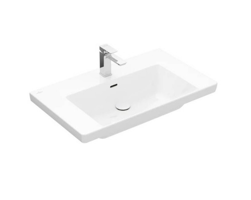VilleroyBoch Subway 3.0 Раковина 80х47х16.5см., 1 отв., подвесная, цвет: альпийский белый. 4A708001 VilleroyBoch Subway 3.0 Раковина 80х47х16.5см., 1 отв., подвесная, цвет: альпийский белый. 4A708001