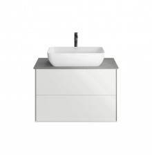 Тумба с раковиной Kerama Marazzi Plaza Modern 80 с двумя ящиками, белая