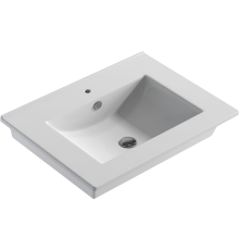 Мебельная раковина Sanita luxe Quadro 60 QDR60SLWB01