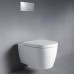 Duravit ME by Starck Унитаз подвесной Rimless без смывного края, свкл. крепление Durafix, 4,5л. с HygieneGlaze, 37x57см, Цвет: белый. 2529092000