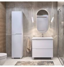Мебель для ванной комнаты Vigo Urban 80, напольная, белая, раковина Velvex 9696 80