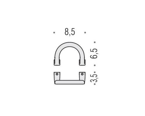 Colombo Lulu Крючок LC47, цвет: хром. BLC47.CR Colombo Lulu Крючок LC47, цвет: хром. BLC47.CR