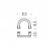 Colombo Lulu Крючок LC47, цвет: хром. BLC47.CR