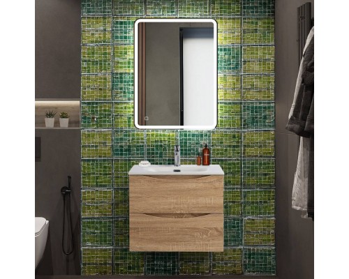 Мебель для ванной комнаты BelBagno Marino-cer-n 60 подвесна, rovere bianco Мебель для ванной комнаты BelBagno Marino-cer-n 60 подвесна, rovere bianco