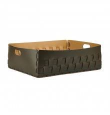 Colombo Adj Корзинка Bottega, 60x50H20 см, цвет: оливковый/горчичный. BADJ1049-5540