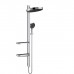 Hansgrohe Showerpipe Душевая система 1jet (верхний душ, штанга, ручной душ, полочки), цвет: хром. 26842000
