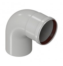 Отвод Krats ⌀80 угол 90° M/F (мама/папа). PK80-90L