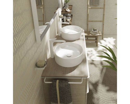 Hansgrohe Xuniva S Раковина-чаша 40х40см., без отв., накладная, без перелива, цвет: белый. 60164450