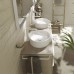 Hansgrohe Xuniva S Раковина-чаша 40х40см., без отв., накладная, без перелива, цвет: белый. 60164450