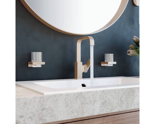 Hansgrohe AddStoris Стакан для зубных щеток, цвет: шлифованная бронза. 41749140 Hansgrohe AddStoris Стакан для зубных щеток, цвет: шлифованная бронза. 41749140