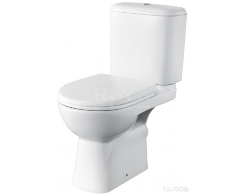 Roca 7.34P2.3.800.Y Access Унитаз-компакт с сиденьем дюропласт SoftClose, 3/6 л, гор. выпуск 34P23800Y