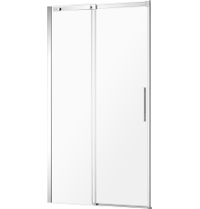 Душевая дверь в нишу AQUAme AQM4803-12 120 см, профиль хром, стекло прозрачное