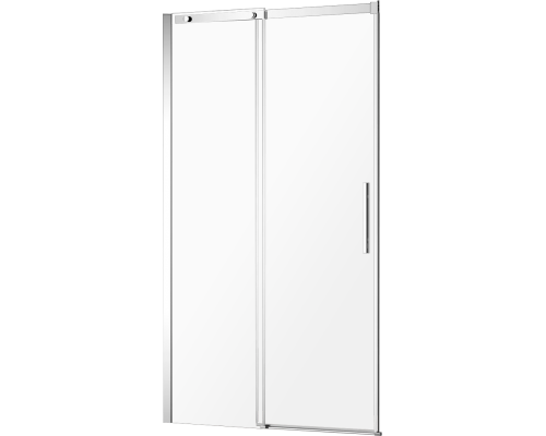 Душевая дверь в нишу AQUAme AQM4803-12 120 см, профиль хром, стекло прозрачное