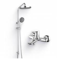 Душевой комплект Смеситель IDDIS Zodiac ZODSB02I02WA + Стойка SpaHome SPA3F0Ci76