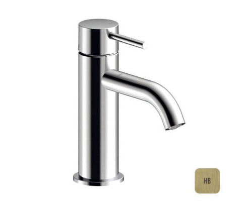 Almar Mixers Смеситель для раковины, 1 отв., без донного клапана, цвет: латунь брашированная PVD. E214000.HB Almar Mixers Смеситель для раковины, 1 отв., без донного клапана, цвет: латунь брашированная PVD. E214000.HB