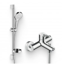 Душевой комплект Смеситель Hansgrohe Talis S 72400000 + Гарнитур Croma Select S 26566400