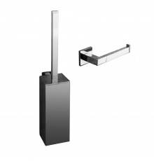 Набор Держатель Colombo Design BasicQ B3708D хром + Ершик B3707 настенный, хром