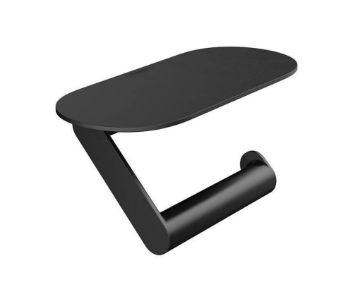 Hansgrohe WallStoris Держатель т/б с полкой, подвесной, цвет: черный матовый. 27928670 Hansgrohe WallStoris Держатель т/б с полкой, подвесной, цвет: черный матовый. 27928670