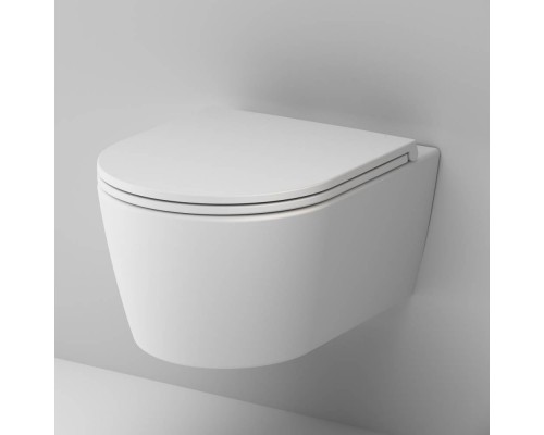 C8F1700MWSC Унитаз подвесной FlashClean с сиденьем микролифт, матовый C8F1700MWSC Унитаз подвесной FlashClean с сиденьем микролифт, матовый
