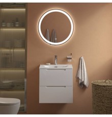 Мебель для ванной комнаты BelBagno Etna 39 50 bianco lucido, раковина BB-8099-3-50