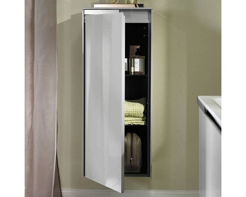 Burgbad Yso Шкаф подвесной 40x35x97 см, цвет: светло-серый глянцевый. UHHE040 L F2155