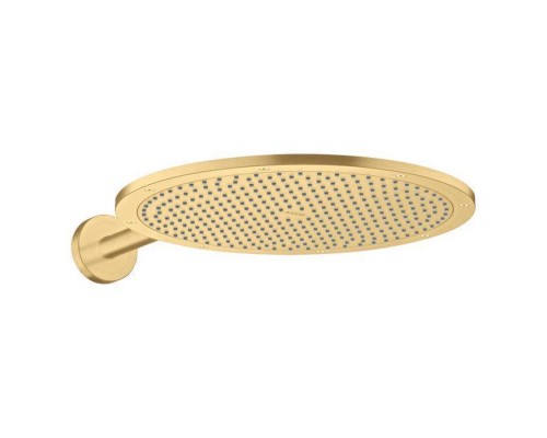 Axor ShowerSolutions Верхний душ, Oslash; 35см., 1jet, с держателем 39см, настенный монтаж, frac12;rsquo;, цвет: шлифованное золото. 26034250