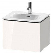 Duravit L-Cube База подвесная 52x42.1x40см с раковиной, 1 выдвижное отделение, цвет: глянцевый белый. LC613402222,  23445300001