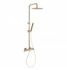 Душевая стойка Ramonsoler Alexia 365402RM250OC, золото, с термостатом