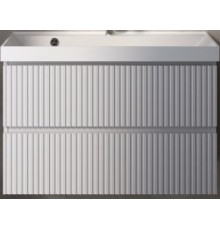 AQM900180WHS1тумба под умывальник подвесная 80 см., цвет белый глянец. AQM900180WH