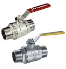 Кран шаровой 1/2 Н-Н хромированный с рычаговой рукояткой