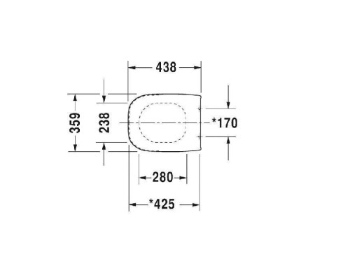 Duravit D-Code Сиденье для унитаза, микролифт, цвет: белый. 0067390000 Duravit D-Code Сиденье для унитаза, микролифт, цвет: белый. 0067390000