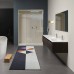 Antonio Lupi Atelier Комплект подвесной мебели с тумбами под раковину, 2 раковинами NUVOLA, зеркальным шкафом MANTRA, пеналом ATELIER, светильником BOLLA1, 90 см, цвет: Rovere thermo. ND301SA, BOLLA1, ATIL290.C.4/rov ther.Nero opaco+ATL1.DX/rover ther,