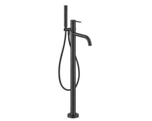 Gessi Emporio Via tortona Смеситель для ванны, напольный, с душевой лейкой, цвет: Black XL. 24943#299 Gessi Emporio Via tortona Смеситель для ванны, напольный, с душевой лейкой, цвет: Black XL. 24943#299