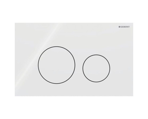 Geberit Sigma40 Клавиша для двойного смыва, круглая: Белый. 115.628.SI.1