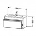 Duravit Ketho Тумба подвесная, 80x38.5х41, с раковиной, 1 выдв. ящик, цвет: сосна коричневая. KT642305151, 2342830000