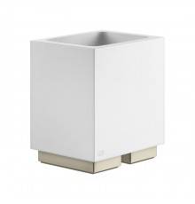 Gessi Inverso Accessories Стакан настольный, цвет: белый/Warm Bronze Br PVD. 20831#726