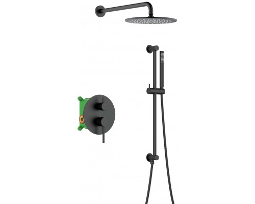 Timo SX-2309/03SM Saona Набор для комплектации душа Ø250/-- мм, 1/1 режим, штанга H=650 мм, черный SX-2309/03SM