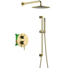 Timo SX-2309/17SM Saona Набор для комплектации душа Ø250/-- мм, 1/1 режим, штанга H=650 мм, золото м SX-2309/17SM