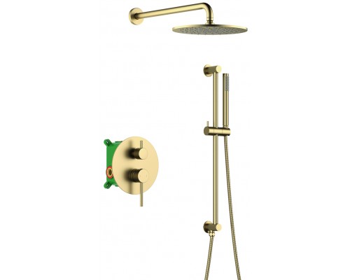 Timo SX-2309/17SM Saona Набор для комплектации душа Ø250/-- мм, 1/1 режим, штанга H=650 мм, золото м SX-2309/17SM
