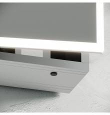 Зеркальный шкаф из алюминия для ванной комнаты Sancos Evoke 600x700х136 мм с LED подсветкой SC8060