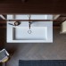 Duravit White Tulip Раковина накладная 105х49см, с переливом, с 1 отв., цвет: белый. 2363100000