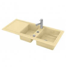 Duravit Cassia Кухонная мойка 116x51см., встраиваемая, цвет: бежевая. 7513111900