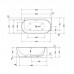 Duravit Luv Ванна из минерального литья 185x95см, цвет белый, с панелью справа и ножками, цвет: белый. 700432000000000,  792208000001000