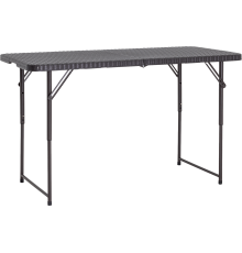 Складной стол Stool Group Кейт 120 122х61 см, чемодан, коричневый
