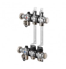 Коллекторы Oventrop Multidis SF PN6 c регулирующими вставками M30x1,5 1 х3/4 ЕК-4 вых.. 1404554