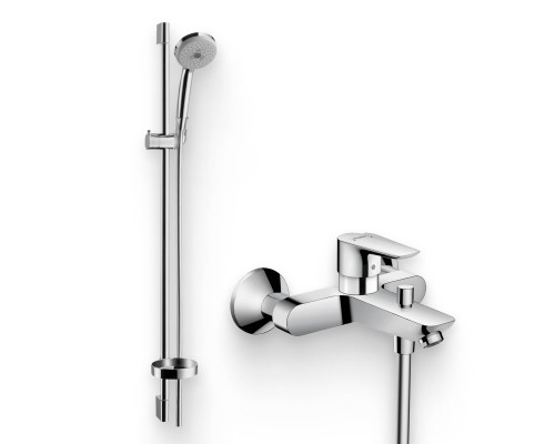 Душевой комплект Смеситель Hansgrohe Talis E 71740000 + Гарнитур Croma 100 Multi 27774000 Unica'C