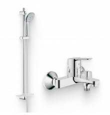 Душевой комплект Смеситель Grohe BauEdge 23334000 + Гарнитур Euphoria 110 Champagne 27227001