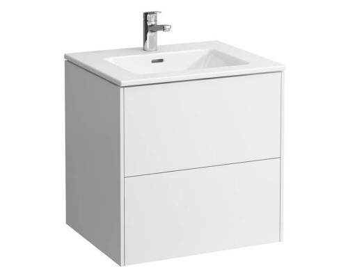 Laufen Pro S Тумба с раковиной 60х50х61см., подвесная, 2 ящика, включая органайзер, цвет: белый глянцевый. 8.6496.0.261.104.1